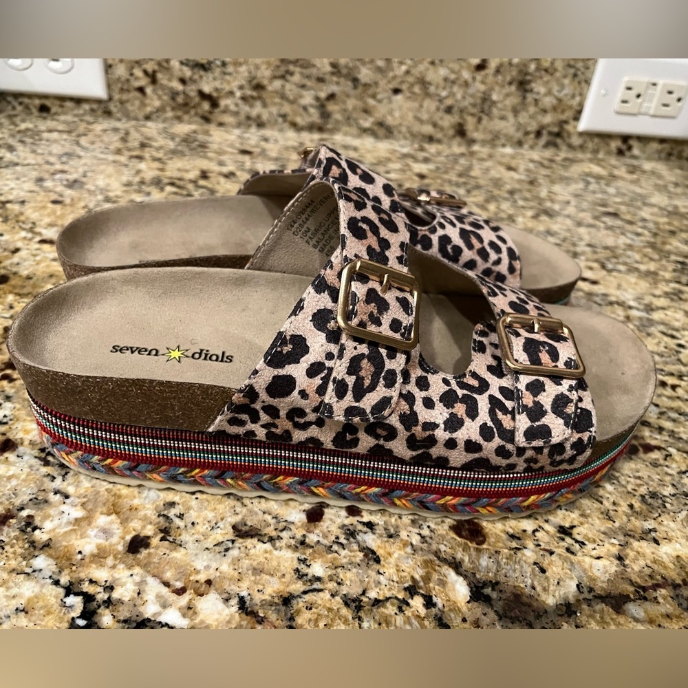 Leopard Sandals